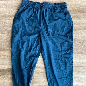 Lightweight Blue Cargo Joggers